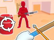 Игра Стикмен лучник: стрельба стрелами в красных онлайн