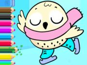 Игра Книжка раскраска: На льду онлайн