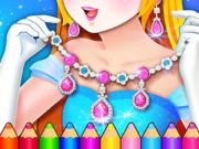 Игра Книжка раскраска: Дизайн ювелирных изделий онлайн