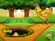 Игра Опасная ситуация Побег цыпленка онлайн