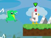 Игра Куриные крики: Гонки онлайн