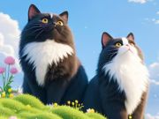 Игра Пазл: Кошачий сон онлайн