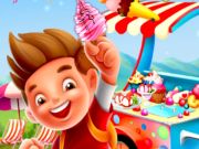 Игра Летнее мороженое в форме розы и конуса онлайн
