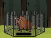 Игра Спасите бизона из клетки онлайн