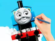 Игра Книжка раскраска: Томас и его друзья онлайн