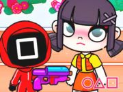 Игра Пазл: Игра в Кальмара против Аватара онлайн