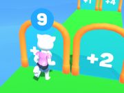 Игра Кошка Анжела бежит онлайн