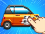 Игра Пиксельная забавная раскраска по номерам онлайн