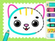 Игра Книжка раскраска: Мой кот онлайн