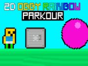 Игра Обби Радужный Паркур 2D  онлайн