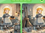 Игра Найди отличия: Золушка онлайн