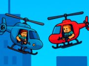 Игра Вертолетная битва Стива 2 игрока онлайн