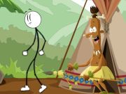 Игра Стикмен двери и остров онлайн