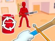 Игра Стикмен лучник: Стреляя стрелами по красным онлайн