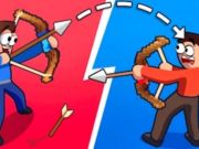 Игра Дуэль двух лучников на луках онлайн