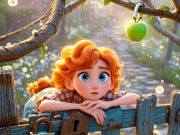 Игра Найдите отличия: Зеленое яблоко онлайн