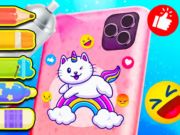 Игра Книжка раскраска: Чехол для телефона онлайн
