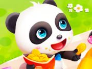 Игра Пазл: Весенний пикник с детенышем панды онлайн