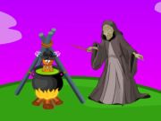 Игра Спасение мальчика от ведьмы онлайн