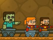 Игра Побег блоковых шахтёров 2 игрока онлайн