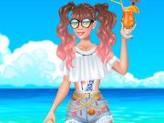 Игра Девушки на летнем пляже онлайн