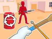Игра Стикмен лучник: Стреляя стрелами по красным онлайн
