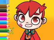 Игра Книжка раскраска: Мир Аватара Школьник онлайн
