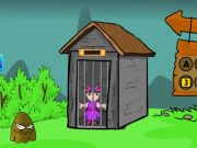 Игра Спасение фиолетовой красавицы онлайн