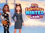 Игра Лучшие подруги: Потрясающий зимний образ онлайн