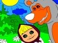 Игра Маша и медведь в лесу онлайн Игра Маша и медведь в лесу онлайн