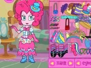 Игра Мой маленький пони Девочки из Эквестрии: наряды Пинки Пай онлайн