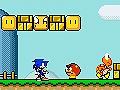 Игра Sonic in Mario World 2 онлайн