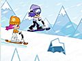 Игра На скутере по снегу онлайн Игра На скутере по снегу онлайн