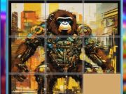 Игра Пятнашки: Горилла онлайн Игра Пятнашки: Горилла онлайн