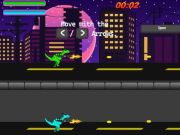 Игра Динозавры с оружием онлайн Игра Динозавры с оружием онлайн