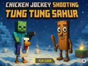 Игра Куриный жокей перестрелка с Тунг Тунг Сахур онлайн