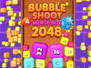 Игра Пузырьковый шутер Слияние коробок 2048 онлайн Игра Пузырьковый шутер Слияние коробок 2048 онлайн