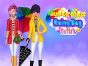 Игра Супер девушки: мои наряды для дождливого дня онлайн