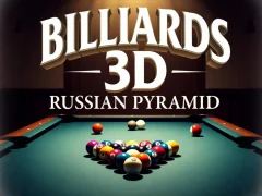 Игра Billiards 3D Russian Pyramid онлайн