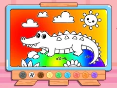 Игра Coloring Book: Crocodile онлайн