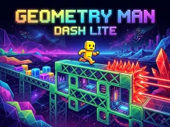 Игра Geometry Man Dash Lite онлайн