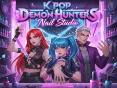 Игра K Pop Demon Hunters Nail Studio онлайн