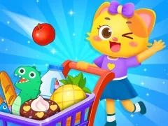 Игра Supermarket Shopping For Kids онлайн