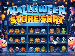 Игра Halloween Store Sort онлайн