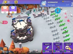 Игра Stickman Guys Defense онлайн