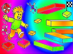 Игра Coloring Book: Roblox Obby Runner онлайн