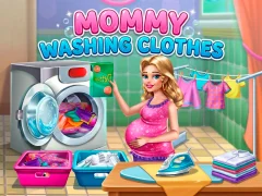Игра Mommy washing clothes онлайн