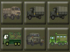 Игра Army Trucks Memory онлайн