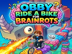 Игра Obby Ride a Bike For Brainrots онлайн