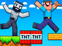 Игра Noob: Parkour Tricks онлайн